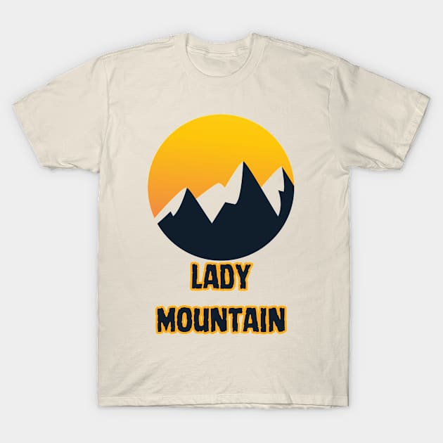 Lady Mountain T-Shirt by Canada Cities